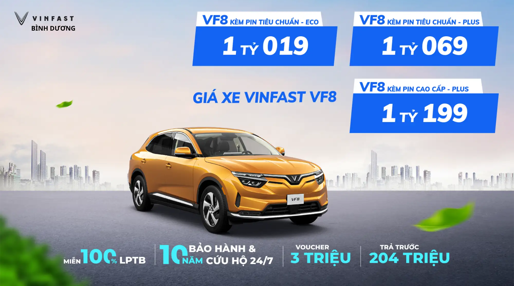 Giá Xe VF8_Bình Dương